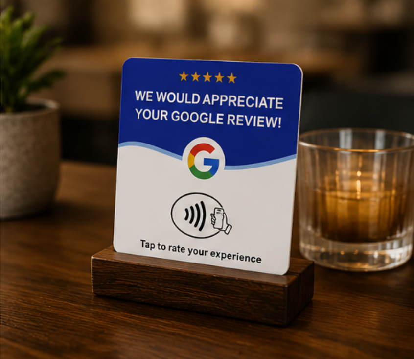Google Review Plate