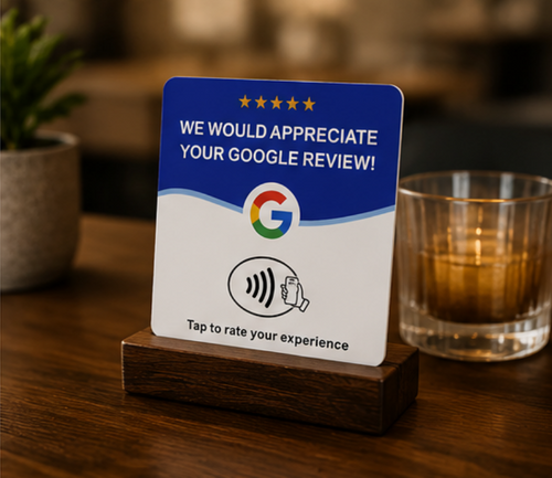 Google Review Plate