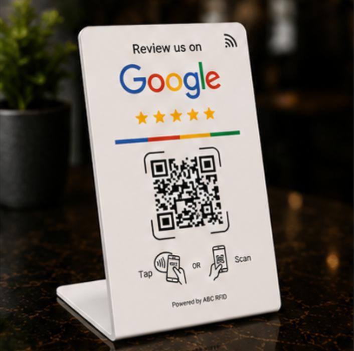 Google Review Stand